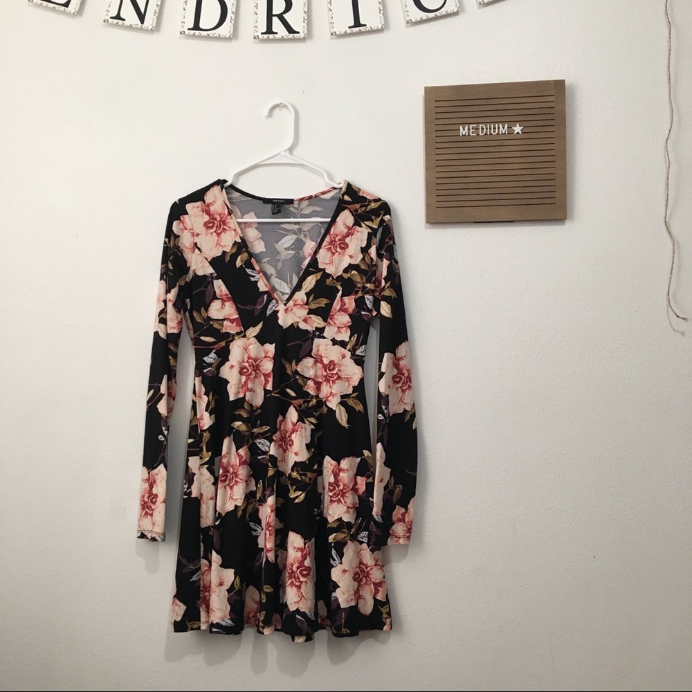 Black Floral Dress